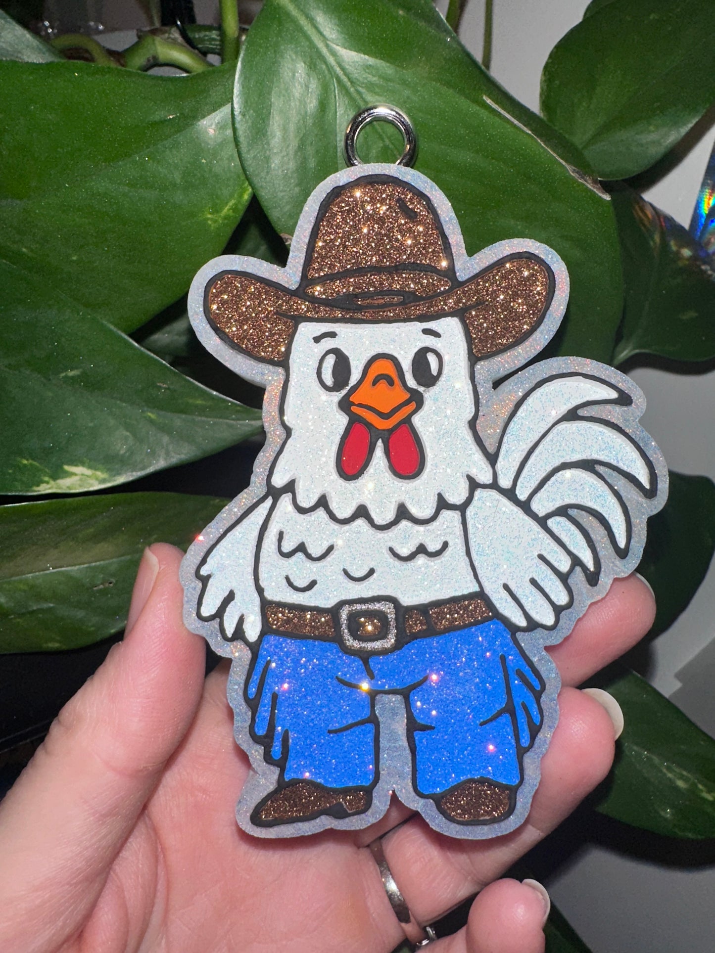 Rooster cowboy