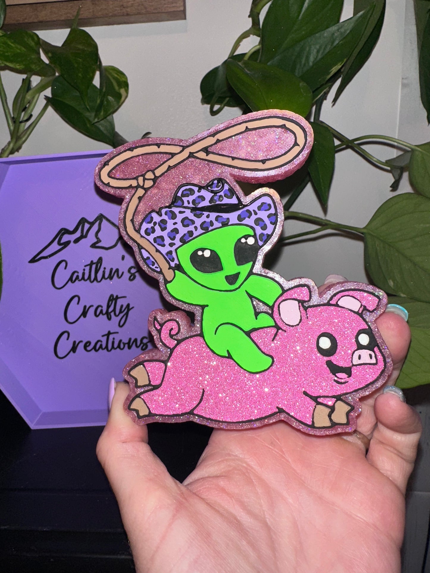 Alien Cowboy Pig