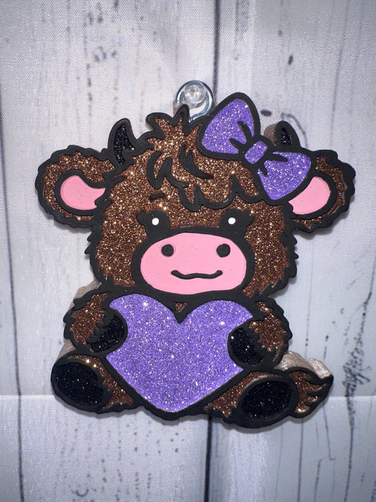 Highland heart Cow