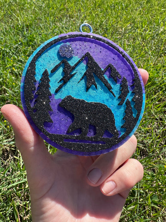 Bear with Mountain