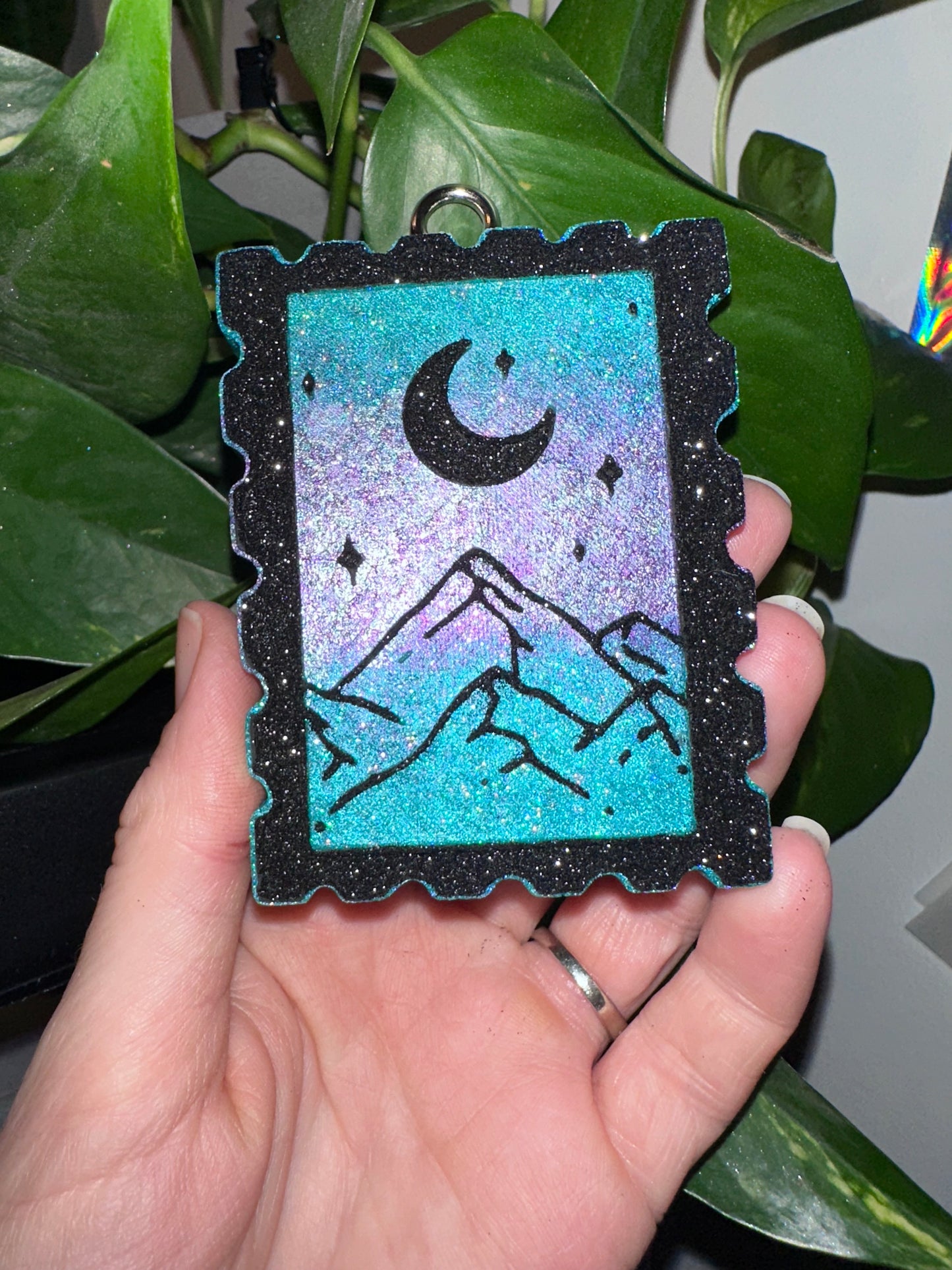Mountain stamp